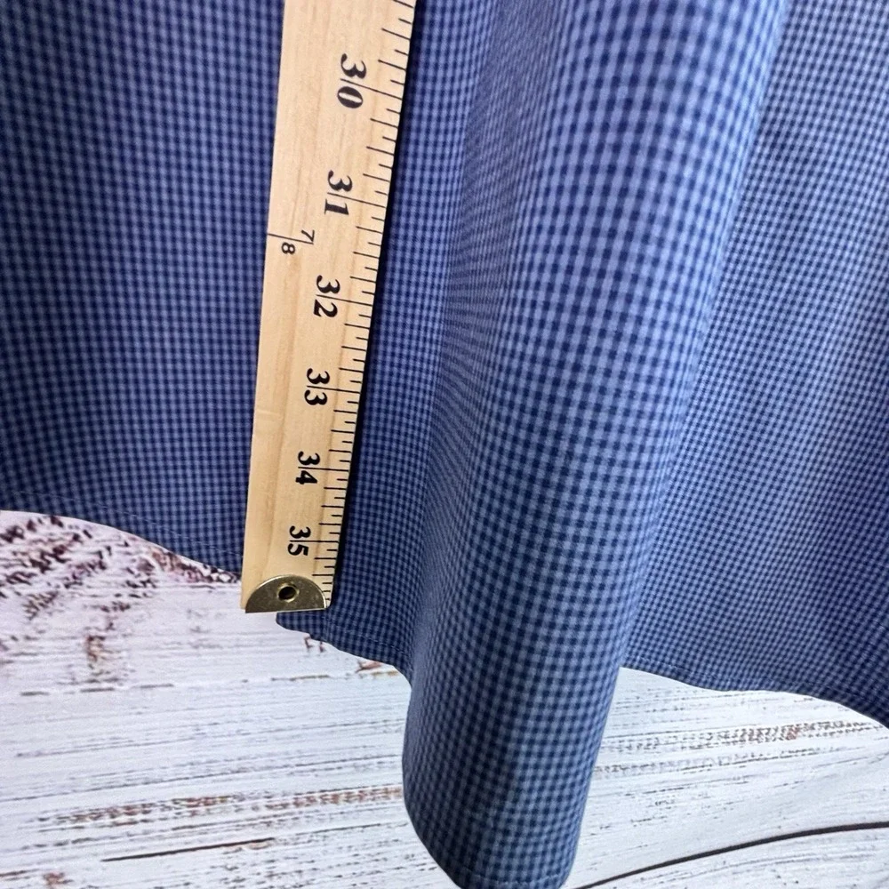 Architect Button-Down Shirt Blue Micro Check Big and Tall 3XLT NWT‎